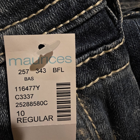 Vigoss Women's Dark Blue Straight Leg Jeans - Picture 5 of 6